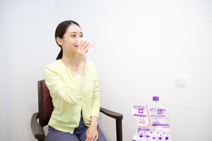 院内下剤内服