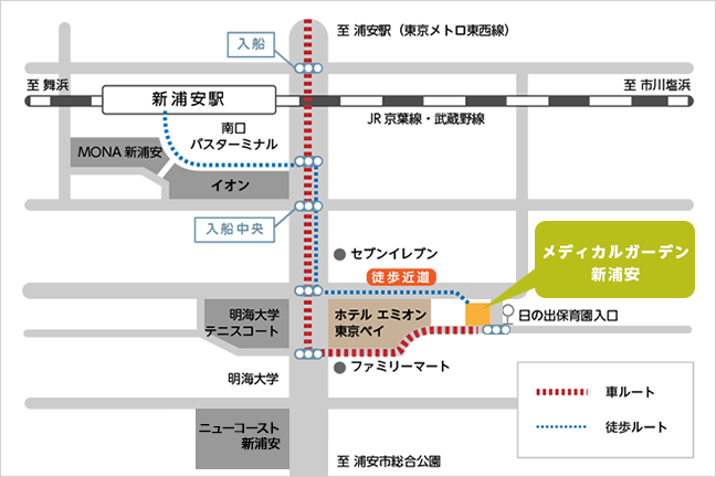 地図：アクセスマップ